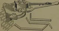 An illustration from Mechanical appliances, mechanical movements and novelties of construction; a complete work and a continuation, as a second volume, of the author's book entitled "Mechanical movements, powers and devices" ... including an explanatory chapter on the leading conceptions of perpetual motion existing during the past three centuries (1914)