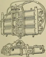 An illustration from Mechanical applicances, mechanical movements and novelties of construction; a complete work and a continuation, as a second volume, of the author's book entitled "Mechanical mvements, powers and devices"; (1917)