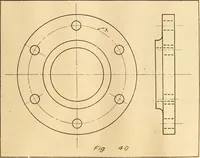 An illustration from Mechanical drawing; working drawings (1911)