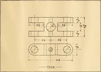An illustration from Mechanical drawing; working drawings (1911)