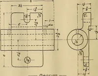 An illustration from Mechanical drawing; working drawings (1911)
