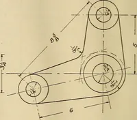 An illustration from Mechanical drawing; working drawings (1911)