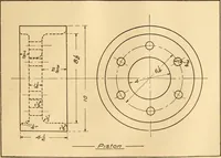 An illustration from Mechanical drawing; working drawings (1911)