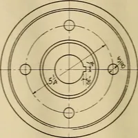 An illustration from Mechanical drawing; working drawings (1911)