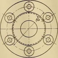 An illustration from Mechanical drawing; working drawings (1911)