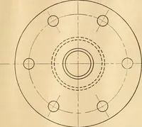 An illustration from Mechanical drawing; working drawings (1911)