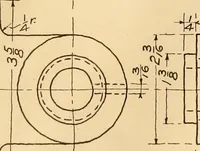 An illustration from Mechanical drawing; working drawings (1911)