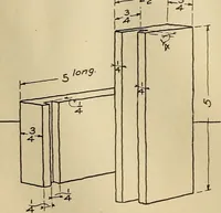 An illustration from Mechanical drawing; working drawings (1911)