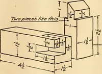 An illustration from Mechanical drawing; working drawings (1911)