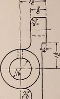 An illustration from Mechanical drawing; working drawings (1911)