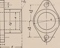 An illustration from Mechanical drawing; working drawings (1911)