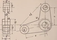 An illustration from Mechanical drawing; working drawings (1911)