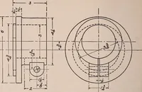 An illustration from Mechanical drawing; working drawings (1911)