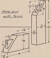 An illustration from Mechanical drawing; working drawings (1911)