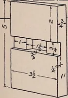An illustration from Mechanical drawing; working drawings (1911)