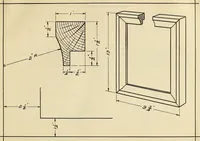 An illustration from Mechanical drawing problems for high schools, normal schools and vocational schools (1918)