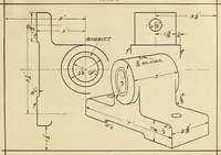 An illustration from Mechanical drawing problems for high schools, normal schools and vocational schools (1918)