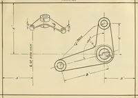 An illustration from Mechanical drawing problems for high schools, normal schools and vocational schools (1918)