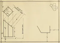 An illustration from Mechanical drawing problems for high schools, normal schools and vocational schools (1918)