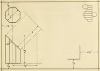 An illustration from Mechanical drawing problems for high schools, normal schools and vocational schools (1918)
