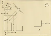 An illustration from Mechanical drawing problems for high schools, normal schools and vocational schools (1918)