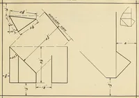 An illustration from Mechanical drawing problems for high schools, normal schools and vocational schools (1918)