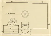 An illustration from Mechanical drawing problems for high schools, normal schools and vocational schools (1918)