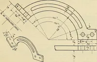 An illustration from Mechanical drawing problems for high schools, normal schools and vocational schools (1918)