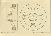 An illustration from Mechanical drawing problems for high schools, normal schools and vocational schools (1918)