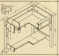 An illustration from Mechanical drawing problems for high schools, normal schools and vocational schools (1918)
