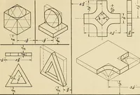 An illustration from Mechanical drawing problems for high schools, normal schools and vocational schools (1918)