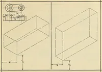 An illustration from Mechanical drawing problems for high schools, normal schools and vocational schools (1918)