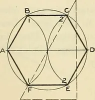 An illustration from Mechanical drawing problems for high schools, normal schools and vocational schools (1918)