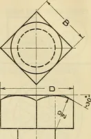 An illustration from Mechanical drawing problems for high schools, normal schools and vocational schools (1918)