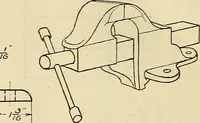 An illustration from Mechanical drawing problems for high schools, normal schools and vocational schools (1918)