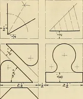 An illustration from Mechanical drawing problems for high schools, normal schools and vocational schools (1918)