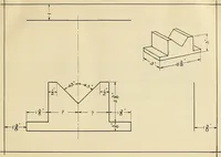 An illustration from Mechanical drawing problems for high schools, normal schools and vocational schools (1918)