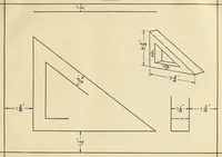 An illustration from Mechanical drawing problems for high schools, normal schools and vocational schools (1918)