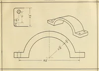 An illustration from Mechanical drawing problems for high schools, normal schools and vocational schools (1918)