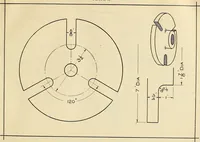 An illustration from Mechanical drawing problems for high schools, normal schools and vocational schools (1918)