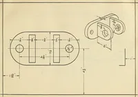 An illustration from Mechanical drawing problems for high schools, normal schools and vocational schools (1918)
