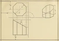 An illustration from Mechanical drawing problems for high schools, normal schools and vocational schools (1918)
