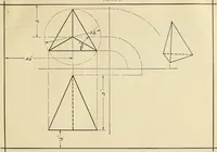 An illustration from Mechanical drawing problems for high schools, normal schools and vocational schools (1918)
