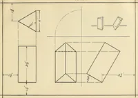 An illustration from Mechanical drawing problems for high schools, normal schools and vocational schools (1918)