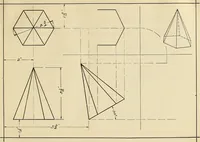 An illustration from Mechanical drawing problems for high schools, normal schools and vocational schools (1918)