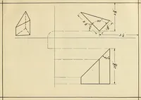 An illustration from Mechanical drawing problems for high schools, normal schools and vocational schools (1918)