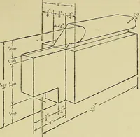 An illustration from Mechanical drawing for secondary schools (1916)