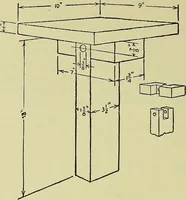 An illustration from Mechanical drawing for secondary schools (1916)