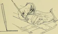 An illustration from Mechanical drawing for secondary schools (1916)