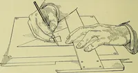 An illustration from Mechanical drawing for secondary schools (1916)